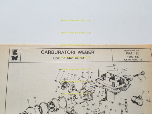 Weber carburatore adf - weber,