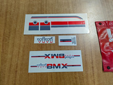 OLD school decals BMX Vivi race team 80