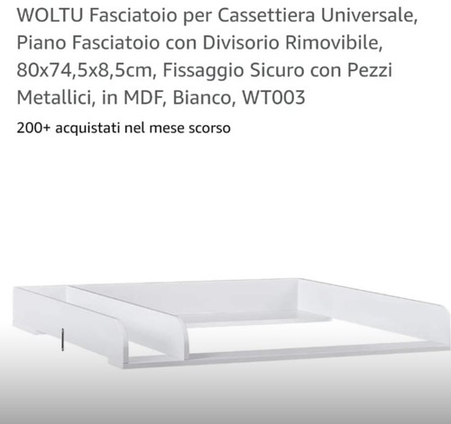 Fasciatoio per cassettiera - fasciatoio,