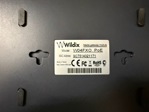 Voip gateway wildix w04fxo - voip,