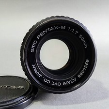 obbiettivo Pentax Smc colore nero usato in buone condizioni 