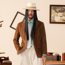 Tuta scamosciata retrò uomo