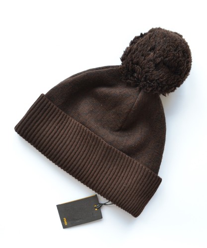 New fendi hat wool pom - new,