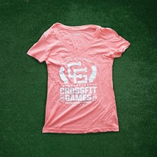 T-shirt scollo a V Reebok