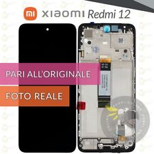 DISPLAY XIAOMI REDMI 12 23053RN02L 23053RN02Y SCHERMO FRAME LCD VETRO TOUCH