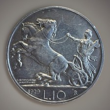 REGNO D’ITALIA 10 LIRE 1929