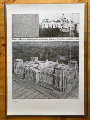 Christo wrapped reichstag - "wrapped,