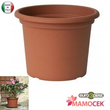 VASO Euro3plast fioriera Geo plastica 30cm cilindro giardino piante terracotta
