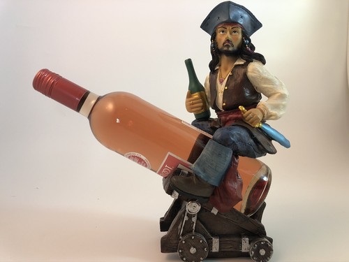 Pirata porta vino - porta, scultura