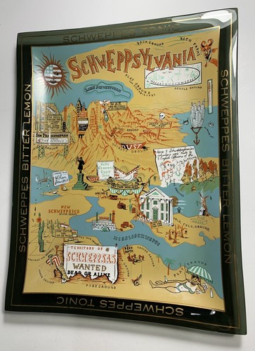 Schweppes soda pop insegna - schweppes,