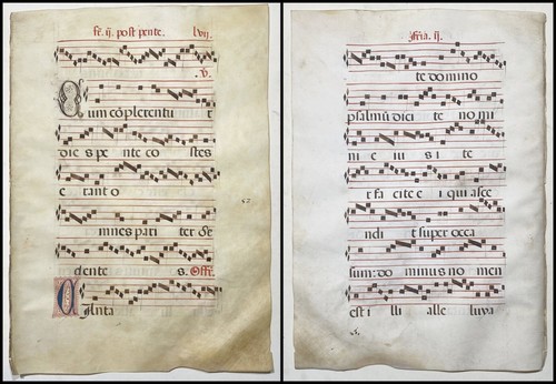 Antifonario pergamena - antifonario,
