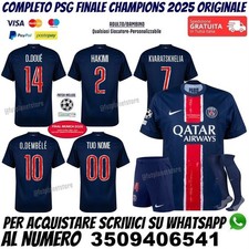 Maglia Psg Paris Saint Germain Finale Champions League 2025 vs Inter Originale