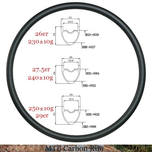 Cerchio carbonio mtb - , 26er