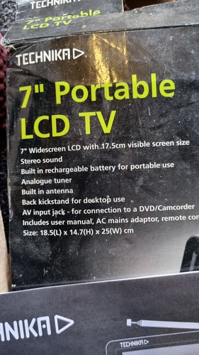 Technics portatile - technics, 7"