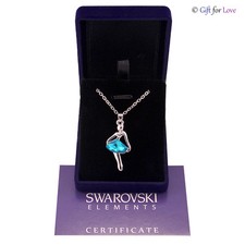 Collana oro bianco Swarovski