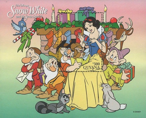 Guyana 1996 disney natale - guyana,