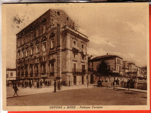 Cartolina ortona mare fg - cartolina,
