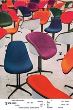 Colorful Mid-Century Chairs by