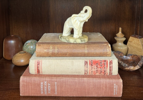 Statuina elefante alabastro - statuina,