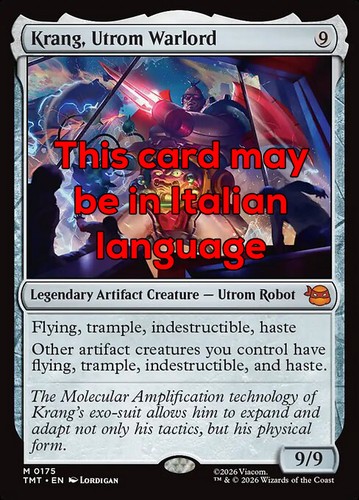 Mtg krang utrom warlord exc - utrom,
