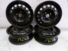 4x Cerchi Acciaio Citroen C1 Toyota Aygo Peugeot 107 4,5x14 ET39 LK-4x100 (A243