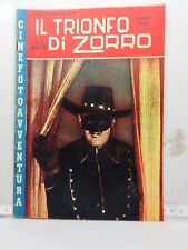 CINE FOTO AVVENTURE III ANNATA 1957 n° 2 IL TRIONFO DI ZORRO - ED. GDI - OTTIMO
