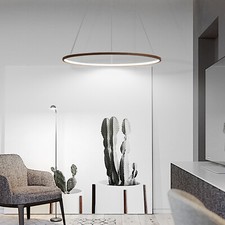 Lampada a sospensione LED 34W rotonda design ad anello sospensione soffitto luce cucina illuminazione