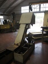 tappeto trasportatore truccioli - evacuatore con vasca