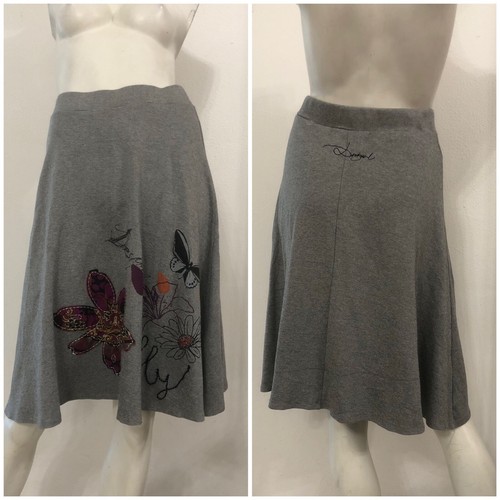 Desigual gonna grigia fantasia - grigia,