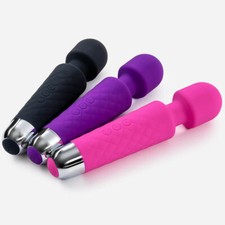 MASSAGGIATORE VIBRATORE CLITORIDE VAGINALE ANALE DILDO DONNA-UOMO VIBRANTE