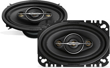 TS-A4671F 4-Way Coaxial Car Audio Speakers, 210 W, Black 4” X 6” Oval (Pair)