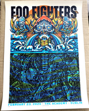 Poster AUTENTICO Foo Fighters