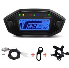  Moto Tachimetro contagiri Completo di kit adattatore per montaggio universale 