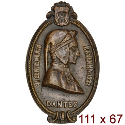 Medaglia dante alighieri - medaglia,