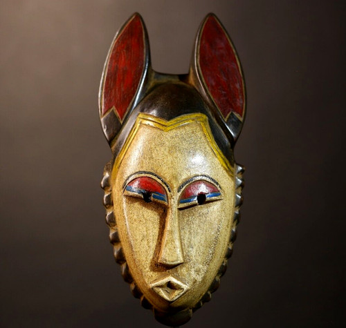 Maschera africana gomma - in,