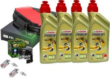 KIT TAGLIANDO HONDA INTEGRA 750 CASTROL 10W40 FILTRI HIFLO CANDELE  2014/2016