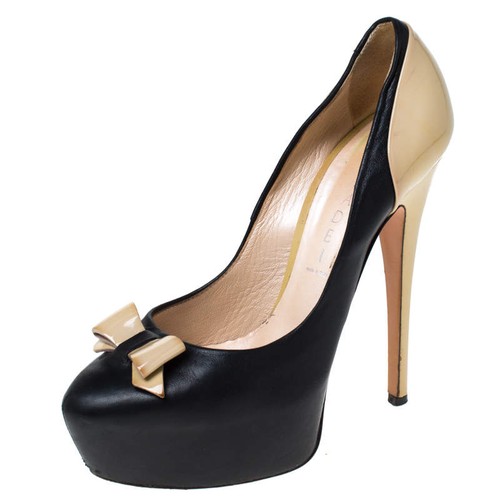 Décolleté casadei blackbeige - casadei,