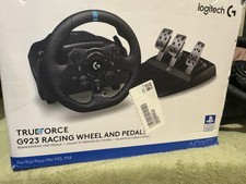 Logitech G G923 volante da corsa e pedali per PS5, PS4, PC e Mac -Nero