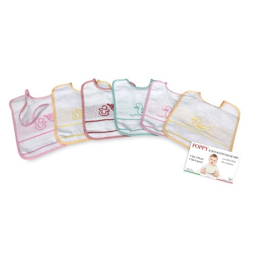 Set bavaglini bambina femmina - set,