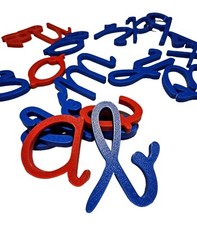 Lettere Montessori in corsivo