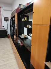 parete attrezzata mobile soggiorno stile moderno Stilwood ottimo stato 4m x 190 
