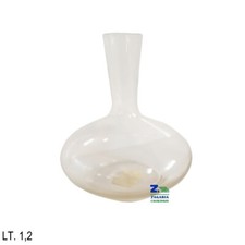 DECANTER BOTTIGLIA LT. 1,2 IN VETRO TRASPARENTE PER VINO ACQUA BIBITE