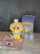 Autentico bambino tre fiabe asilo peluche orso giallo borsa aperta