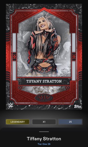 2026 topps wwe - slam, tier