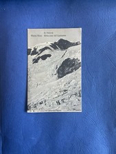 CARTOLINA VALSESIA - MONTE ROSA- GHIACCIAIO DEL LYSKAMM -NONVIAGGIATA PRIMI '900