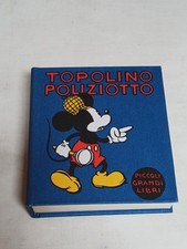 TOPOLINO POLIZIOTTO PICCOLI GRANDI LIBRI EDIZIONI SALANI del 1989