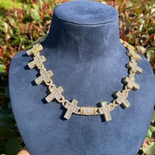 Collana catena croce infinita