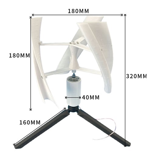 Micro turbina eolica asse