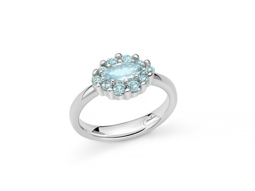 Miluna anello gemma del cielo - anello,
