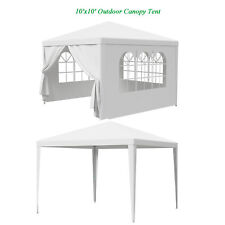 Tenda a baldacchino da esterno 10'x10' 4 pareti matrimonio gazebo resistente giardino barbecue